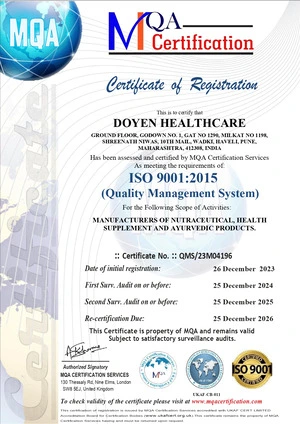 ISO 9001:2015 cert