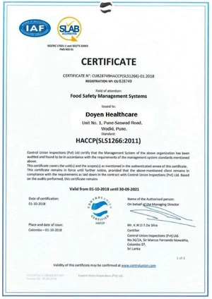 HACCP Cert