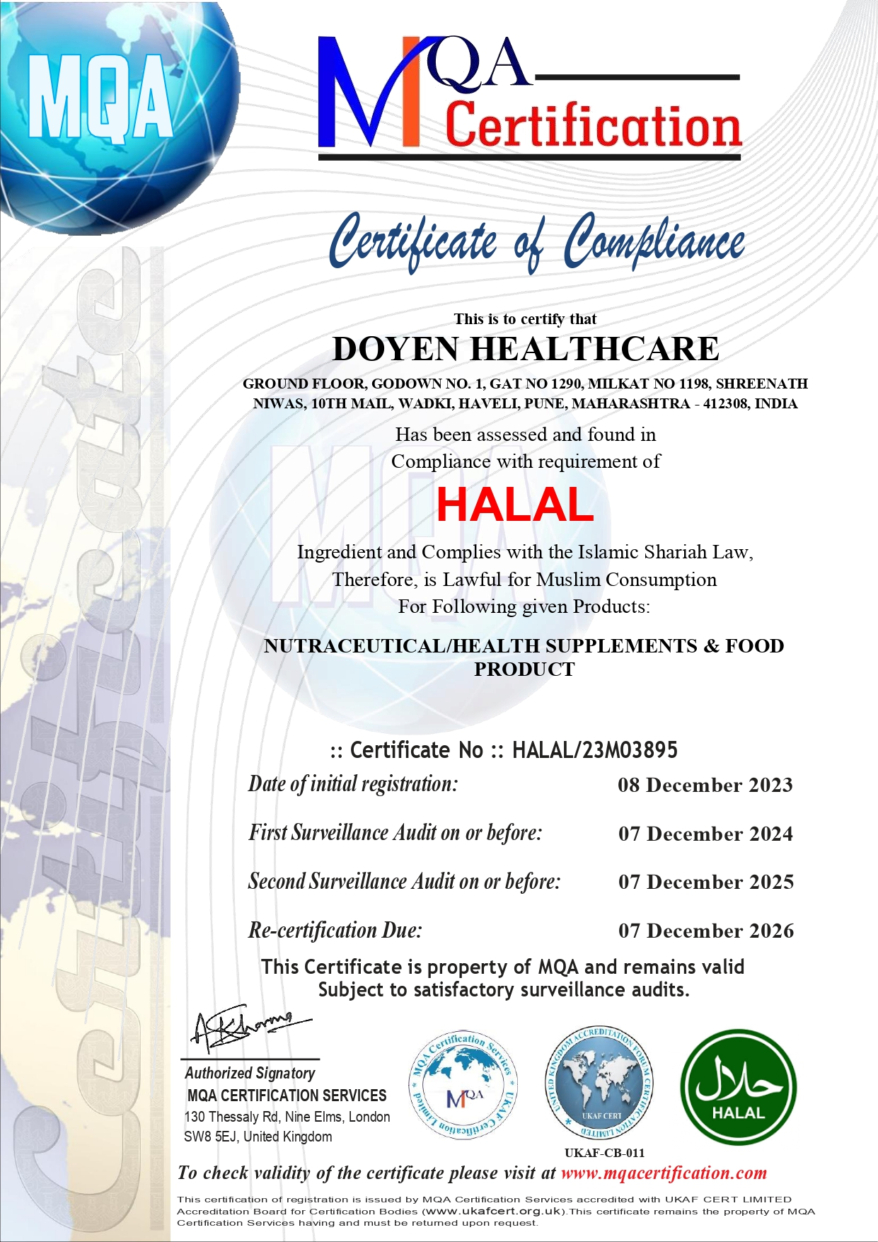 HALAL Cert